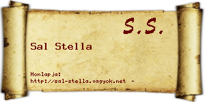 Sal Stella névjegykártya