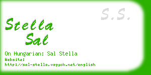 stella sal business card